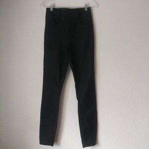 Guess Los Angeles women's size 26 black faux leather pants